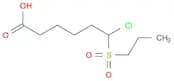 Hexanoic acid, 6-chloro-6-(propylsulfonyl)-