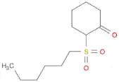 Cyclohexanone, 2-(hexylsulfonyl)-