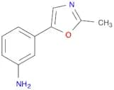 Benzenamine, 3-(2-methyl-5-oxazolyl)-
