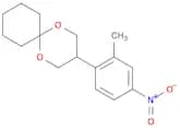 1,5-Dioxaspiro[5.5]undecane, 3-(2-methyl-4-nitrophenyl)-