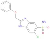 1H-Benzimidazole-5-sulfonamide, 6-chloro-2-(phenoxymethyl)-