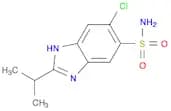 1H-Benzimidazole-5-sulfonamide, 6-chloro-2-(1-methylethyl)-