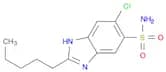 1H-Benzimidazole-5-sulfonamide, 6-chloro-2-pentyl-