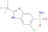 1H-Benzimidazole-5-sulfonamide, 6-chloro-2-(trifluoromethyl)-