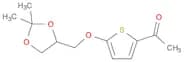 Ethanone, 1-[5-[(2,2-dimethyl-1,3-dioxolan-4-yl)methoxy]-2-thienyl]-