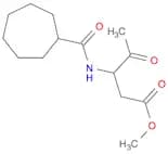 Pentanoic acid, 3-[(cycloheptylcarbonyl)amino]-4-oxo-, methyl ester