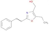 4-Oxazolemethanol, 5-ethyl-2-(2-phenylethenyl)-