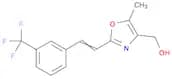 4-Oxazolemethanol, 5-methyl-2-[2-[3-(trifluoromethyl)phenyl]ethenyl]-
