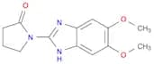 2-Pyrrolidinone, 1-(5,6-dimethoxy-1H-benzimidazol-2-yl)-