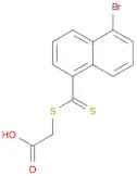 Acetic acid, [[(5-bromo-1-naphthalenyl)thioxomethyl]thio]-