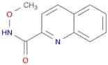 2-Quinolinecarboxamide, N-methoxy-