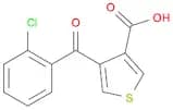 3-Thiophenecarboxylic acid, 4-(2-chlorobenzoyl)-