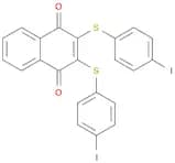 1,4-Naphthalenedione, 2,3-bis[(4-iodophenyl)thio]-