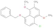 Naphthalene, 5-chloro-1,4-dimethoxy-2-methyl-8-(phenylmethoxy)-