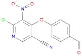 3-Pyridinecarbonitrile, 6-chloro-4-(4-formylphenoxy)-5-nitro-