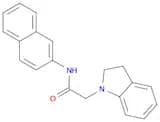 1H-Indole-1-acetamide, 2,3-dihydro-N-2-naphthalenyl-
