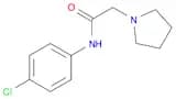 1-Pyrrolidineacetamide, N-(4-chlorophenyl)-