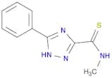 1H-1,2,4-Triazole-3-carbothioamide, N-methyl-5-phenyl-