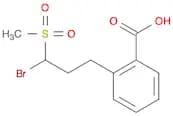 Benzoic acid, 2-[3-bromo-3-(methylsulfonyl)propyl]-