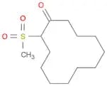 Cyclododecanone, 2-(methylsulfonyl)-