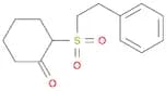 Cyclohexanone, 2-[(2-phenylethyl)sulfonyl]-