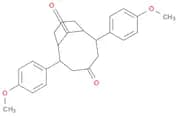 Bicyclo[5.3.1]undecane-4,11-dione, 2,6-bis(4-methoxyphenyl)-