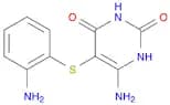 2,4(1H,3H)-Pyrimidinedione, 6-amino-5-[(2-aminophenyl)thio]-
