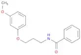 Benzamide, N-[3-(3-methoxyphenoxy)propyl]-