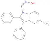 1H-Indole-1-carboxaldehyde, 5-methyl-2,3-diphenyl-, oxime