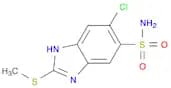 1H-Benzimidazole-5-sulfonamide, 6-chloro-2-(methylthio)-