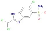 1H-Benzimidazole-5-sulfonamide, 6-chloro-2-(dichloromethyl)-