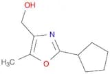 4-Oxazolemethanol, 2-cyclopentyl-5-methyl-