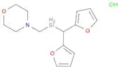 Morpholine, 4-[(di-2-furanylmethylsilyl)methyl]-, hydrochloride