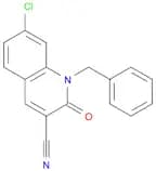 3-Quinolinecarbonitrile, 7-chloro-1,2-dihydro-2-oxo-1-(phenylmethyl)-