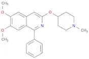 Isoquinoline, 6,7-dimethoxy-3-[(1-methyl-4-piperidinyl)oxy]-1-phenyl-