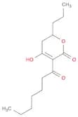 2H-Pyran-2-one, 5,6-dihydro-4-hydroxy-3-(1-oxoheptyl)-6-propyl-