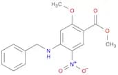 Benzoic acid, 2-methoxy-5-nitro-4-[(phenylmethyl)amino]-, methyl ester