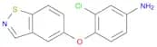 Benzenamine, 4-(1,2-benzisothiazol-5-yloxy)-3-chloro-