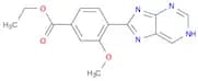 Benzoic acid, 3-methoxy-4-(1H-purin-8-yl)-, ethyl ester