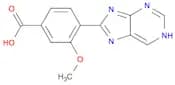 Benzoic acid, 3-methoxy-4-(1H-purin-8-yl)-