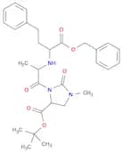 1-METHYL-2-OXO-3-[1-OXO-2-[[3-PHENYL-1-[(PHENYLMETHOXY)CARBONYL]PROPYL]AMINO]PROPYL]-4-IMIDAZOLIDI…