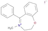 1,4-Benzoxazepinium, 2,3-dihydro-4-methyl-5-phenyl-, iodide