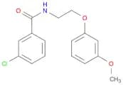 Benzamide, 3-chloro-N-[2-(3-methoxyphenoxy)ethyl]-