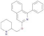 Isoquinoline, 1-phenyl-3-(2-piperidinylmethoxy)-