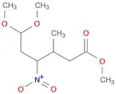Hexanoic acid, 6,6-dimethoxy-3-methyl-4-nitro-, methyl ester
