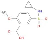 Benzoic acid, 5-[(cyclopropylamino)sulfonyl]-2-methoxy-