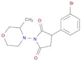 2-(M-BROMOPHENYL)-N-(3-METHYLMORPHOLINO)SUCCINIMIDE