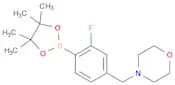 4-(3-Fluoro-4-(4,4,5,5-tetramethyl-1,3,2-dioxaborolan-2-yl)benzyl)morpholine
