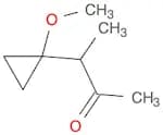 2-Butanone, 3-(1-methoxycyclopropyl)-