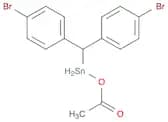 Stannane, (acetyloxy)bis(4-bromophenyl)methyl-